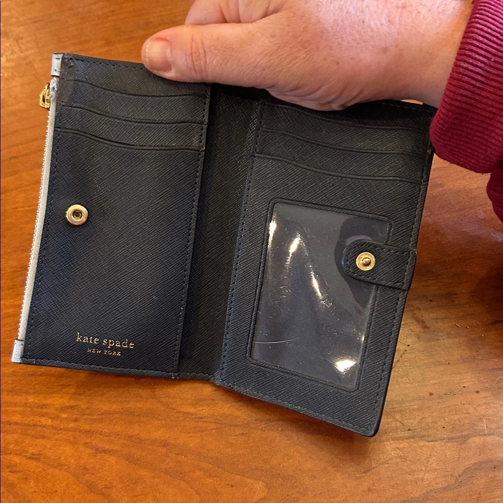 Kate Spade Light Blue Compact Wallet